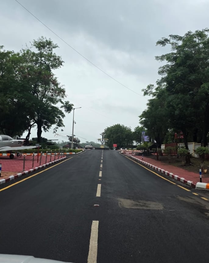Devlali Army Cantt bitumen road